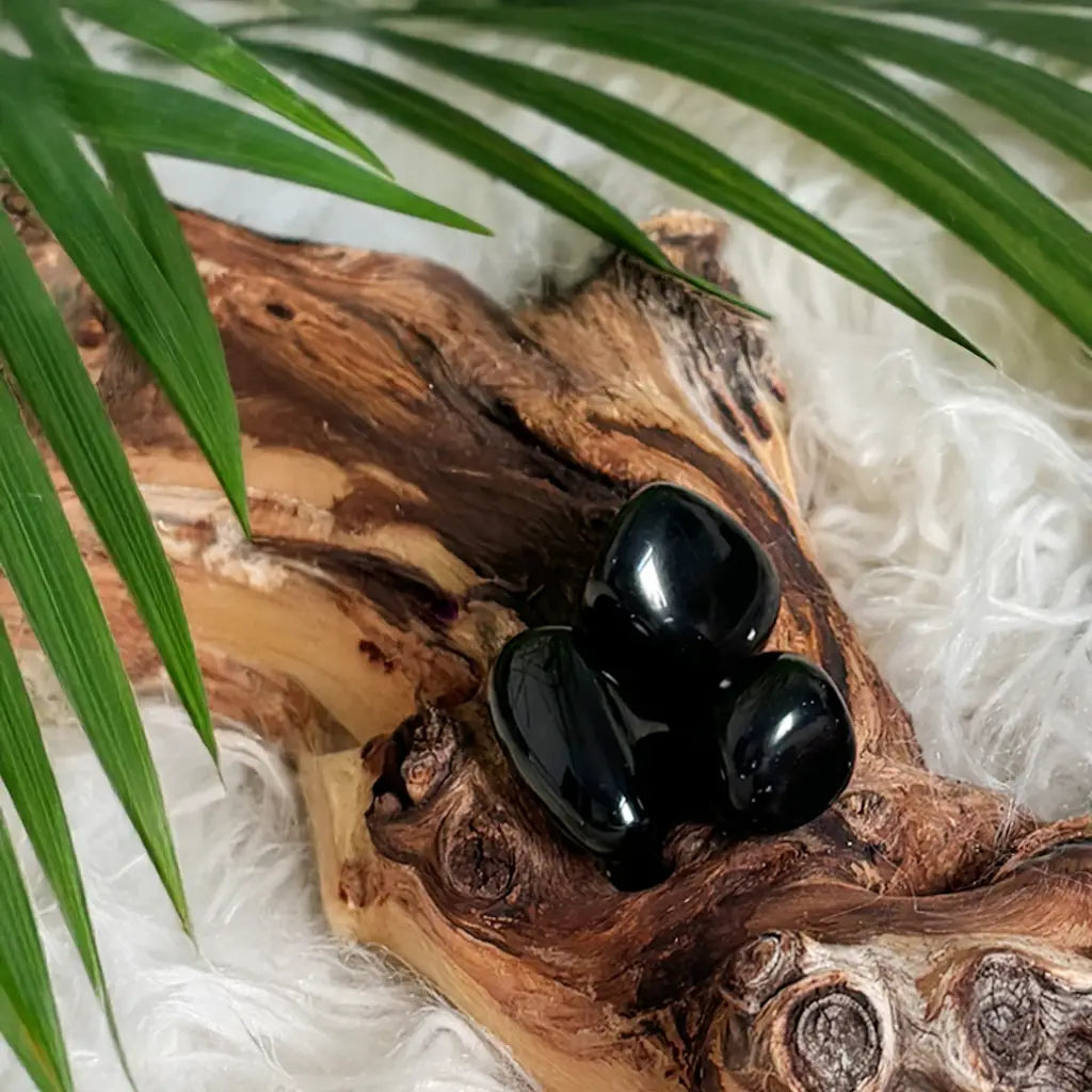 Obsidian Trommelsteine – Erdung & Schutz